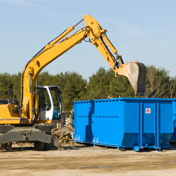 can i choose the location where the residential dumpster will be placed in Wakefield Louisiana